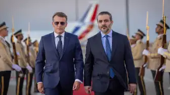 Fransa Cumhurbaşkanı Emmanuel Macron Suriye'ye Resmi Ziyarette Bulundu
