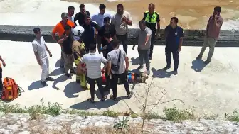 Hatay Altınözü'nde Bisikletiyle Köprüden Düşen 12 Yaşındaki Çocuk Yaralandı