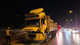 İnegöl'de Freni Patlayan Kamyonun Durdurulması İçin Polis Ekipleri Seferber Oldu