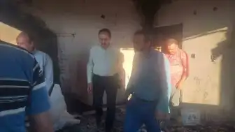 MESOB Başkanı Şevket Keskin Yangın Mağduru Esnafı Ziyaret Etti