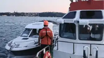 Sarıyer Açıklarında Su Alan Tekne Kıyı Emniyeti Tarafından Kurtarıldı