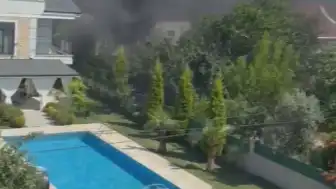 Silivri Gümüşyaka Mahallesi'nde Villada Yangın Çıktı