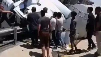 Şırnak Silopi'de Tankerin Devrilmesi Sonucu Bir Kişi Hayatını Kaybetti