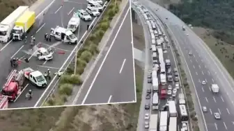 Kuzey Marmara Otoyolu'nda Trafik Kazası: 3K. Hayatını Kaybetti, 5K. Yaralandı