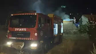 Kayseri'nin Melikgazi İlçesinde Çıkan Yangında Ev Kullanılamaz Hale Geldi