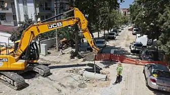 Soma İnönü Mahallesi'ne 1.200 Metre Yağmursuyu Hattı Döşeniyor