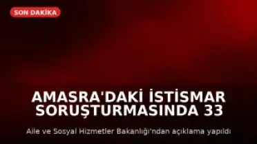 Amasra'daki İstismar Soruşturmasında 33 Tutuklama: Bakanlık Açıklama Yaptı