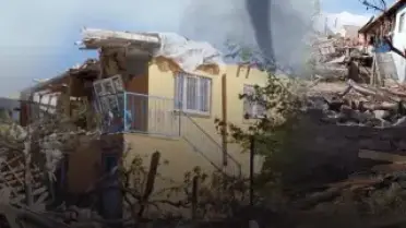 Çorum, Çankırı ve İzmir'de Hortum Felaketi: Evler Yıkıldı, Hayvanlar Zarar Gördü