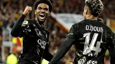 PSG, Lens'i 2-0 Yenerek Şampiyonluğunu Garantiledi