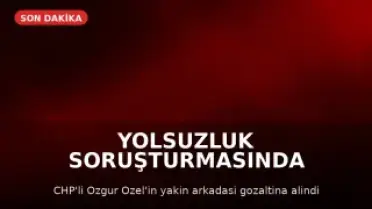 Uşak Belediyesi Yolsuzluk Soruşturması Kapsamında Danışman Gözaltına Alındı