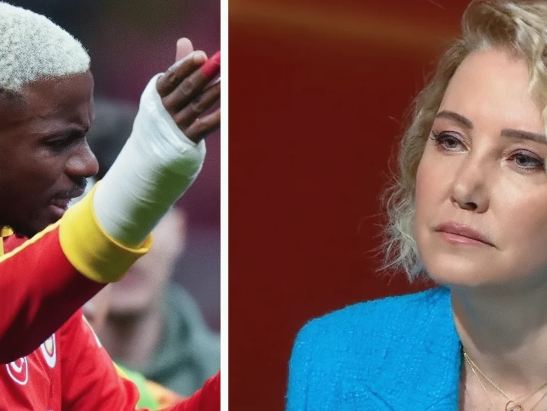 Berna Laçin'den Victor Osimhen'in Koruyucu Ekipmanına Tepki