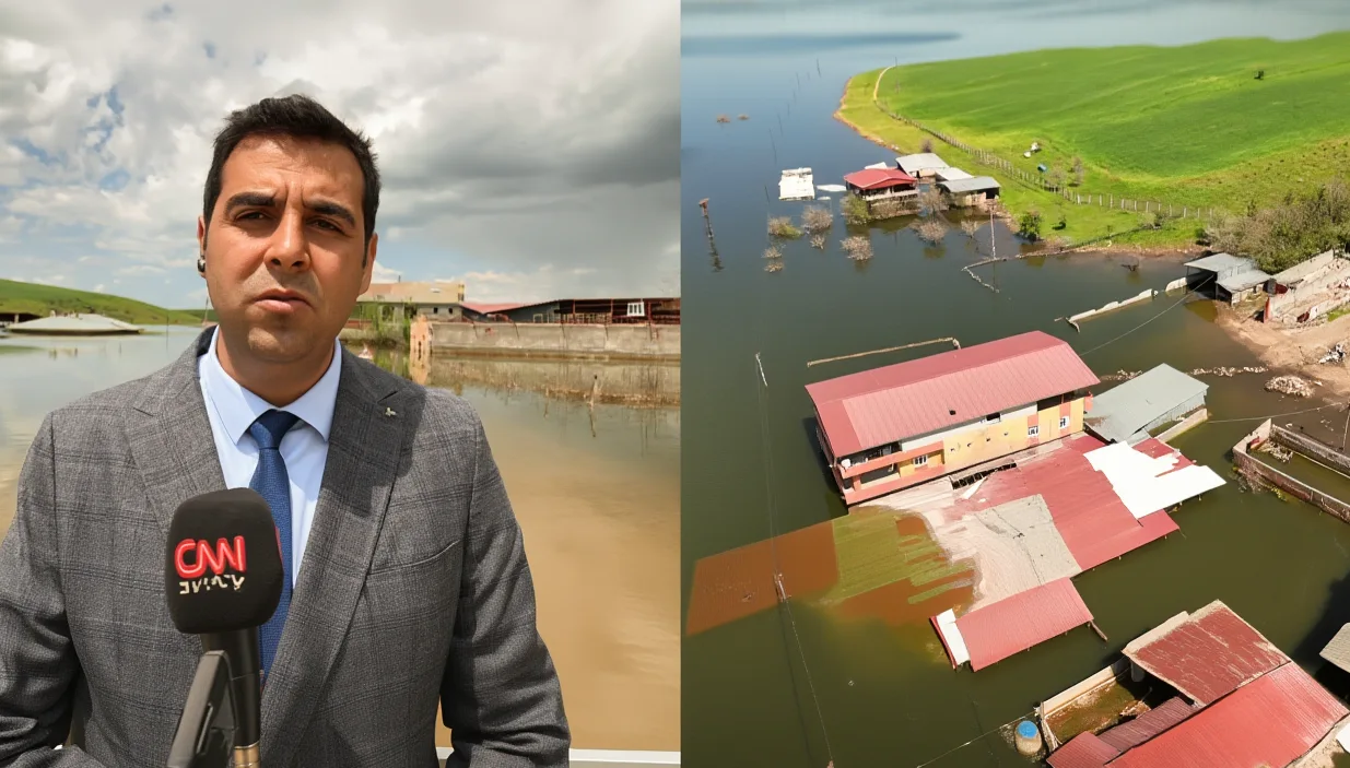 Diyarbakır'da Ambar Barajı Kapakları Açıldı: 10 Ev Sular Altında Kaldı