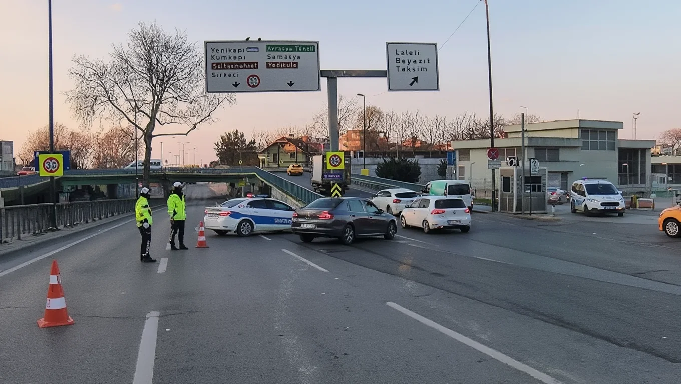 İstanbul ve Ankara'da Bazı Yollar Trafiğe Kapalı