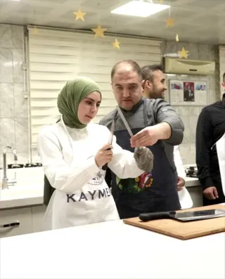 Kayseri Pastırması İçin Özel Doğrama ve Sunum Kursu Başladı