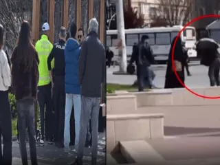 Yolda Yürüyen Kadının Fotoğrafını Çeken Kişi, Meydanda Darbedildi