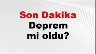İstanbul'da Deprem Paniği: AFAD Son Depremler Listesi 10 Mayıs 2026