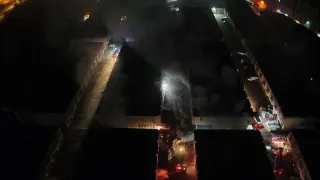 Başakşehir'deki İş Yerinde Yangın: Patlama Sesleri Duyuldu