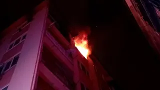 Bursa'da Apartman Dairesinde Yangın Çıktı