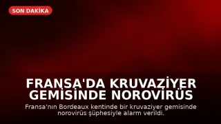 Fransa'da Kruvaziyer Gemisinde Norovirüs Şüphesi: 1 Kişi Hayatını Kaybetti, 1700 Kişi Karantinada