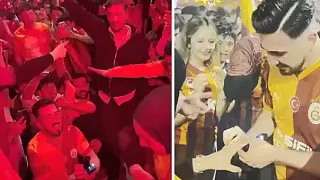 Galatasaray Taraftarından Şampiyonluk Kutlamasında Evlilik Teklifi