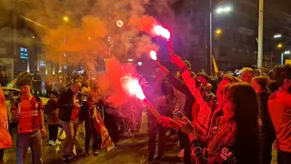 Galatasaray Taraftarları Şampiyonluğu Zonguldak'ta Kutladı