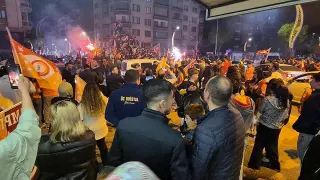 Galatasaray'ın Şampiyonluğu Afyonkarahisar'da Coşkuyla Kutlandı