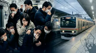 Japonya'da Trende Gizemli Koku Paniği: 10 Kişi Hastaneye Kaldırıldı