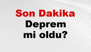 Malatya'da Deprem: Yeşilyurt'ta 3.5 Büyüklüğünde Sarsıntı