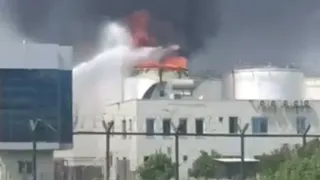 Mersin'deki Biyodizel Üretim Tesisinde Yangın