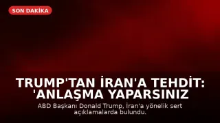 Trump'tan İran'a Tehdit: 'Anlaşma Yaparsınız ya da Yok Edilirsiniz'
